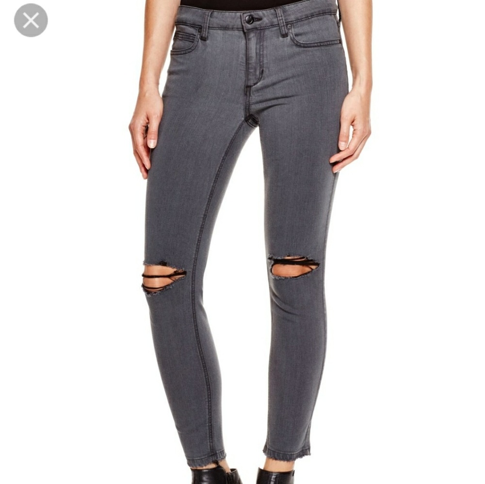 Joe's Jeans Grey Skinny Ankle - Size 28